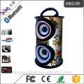 KBQ-06 hot-selling round audio portable mini speaker with usb port/ USB charger/ SD card slot